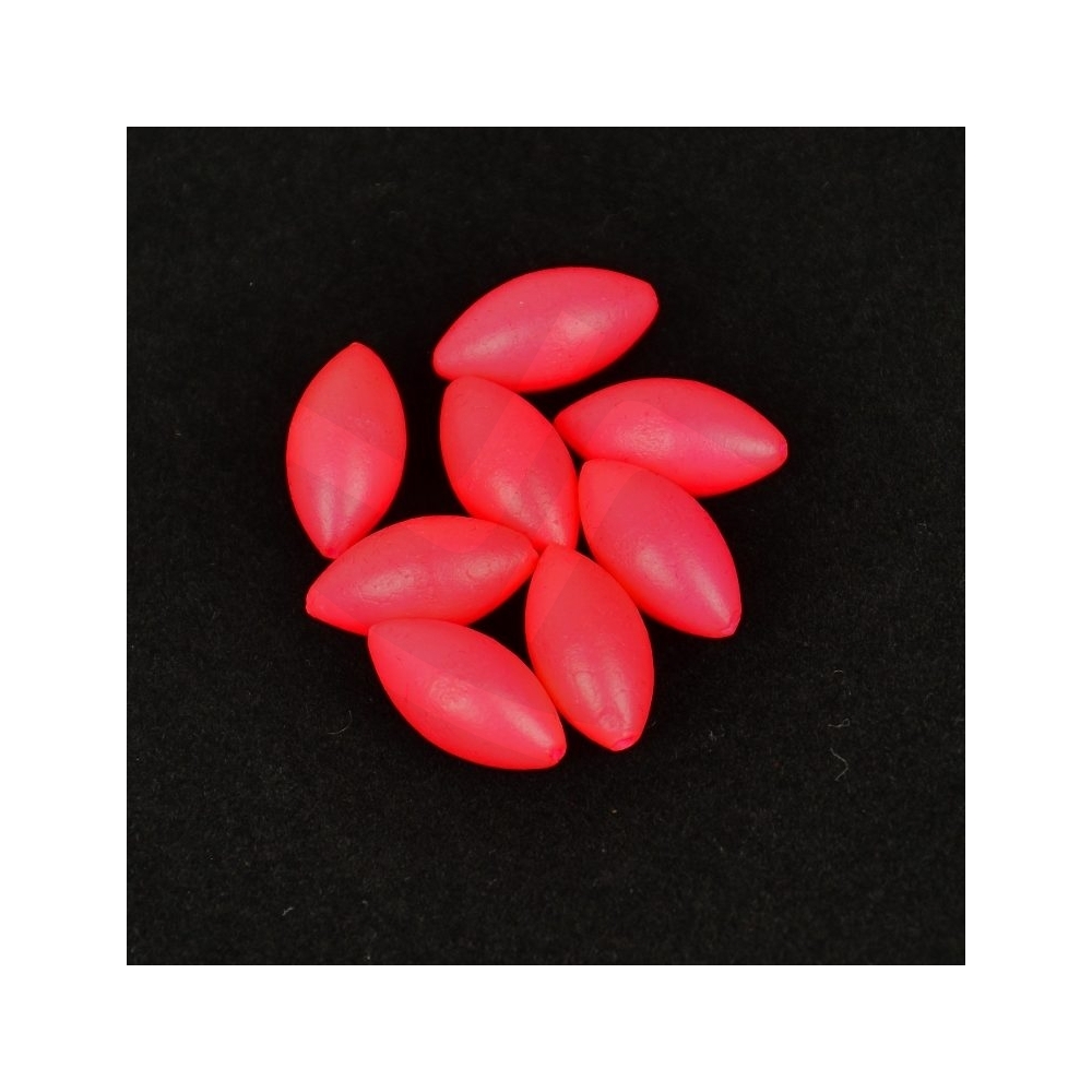 Perles_Flottantes_Ovales_Fluo_Rouge